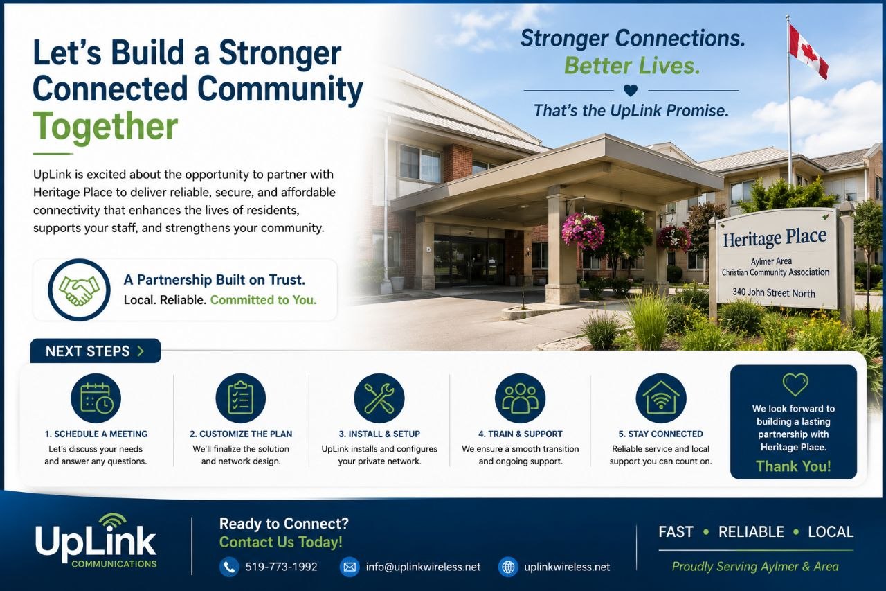 Heritage Place presentation slide 9: Next Steps